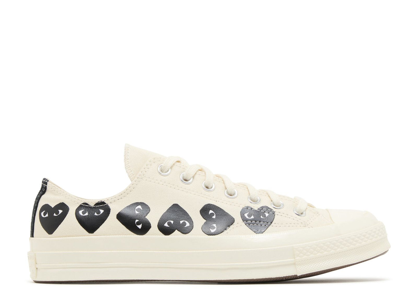 COMME DES GARÇON OFF-WHITE CONVERSE MULTI HEART (BRAND NEW)