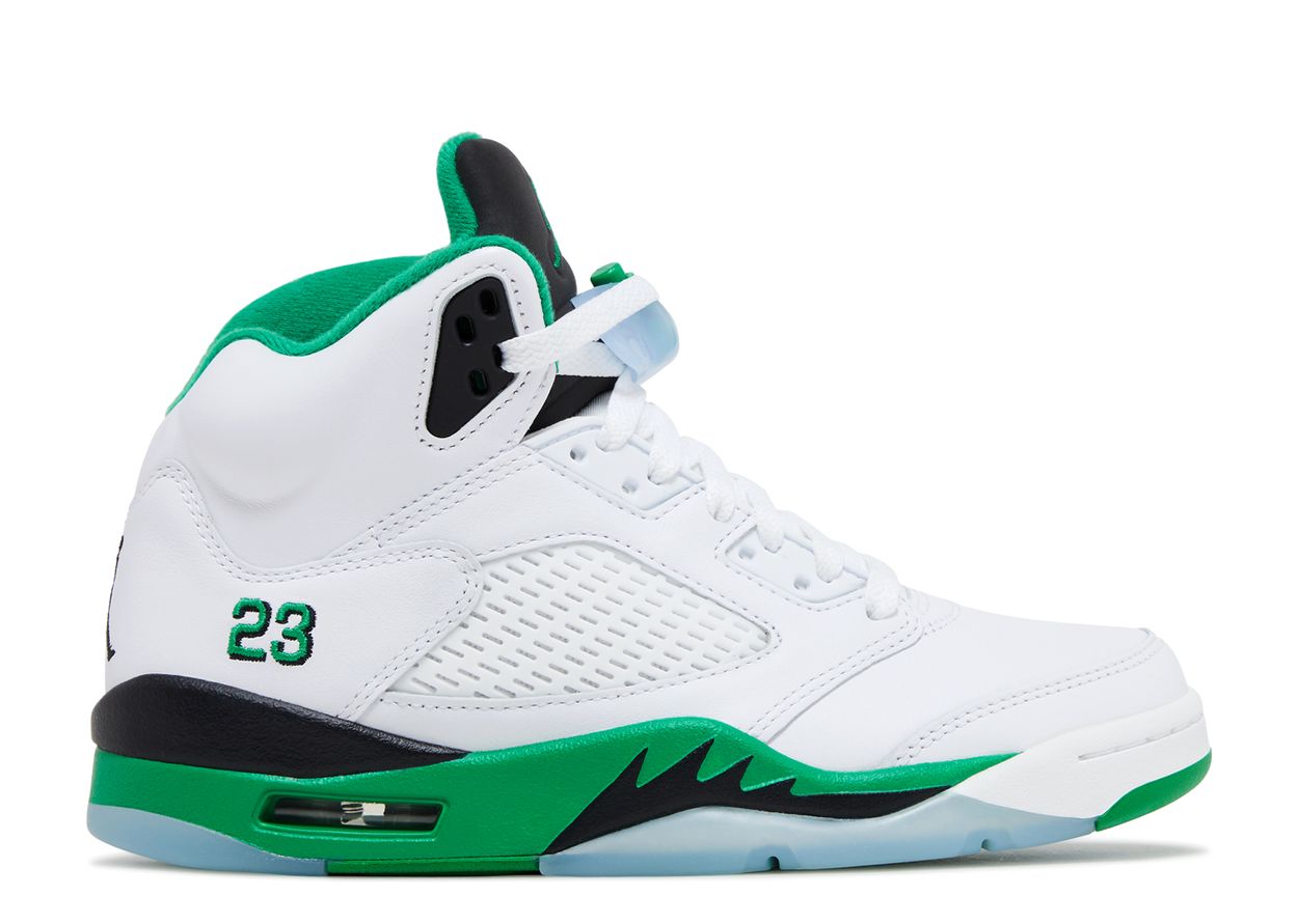 JORDAN 5 LUCKY GREEN (BRAND NEW)