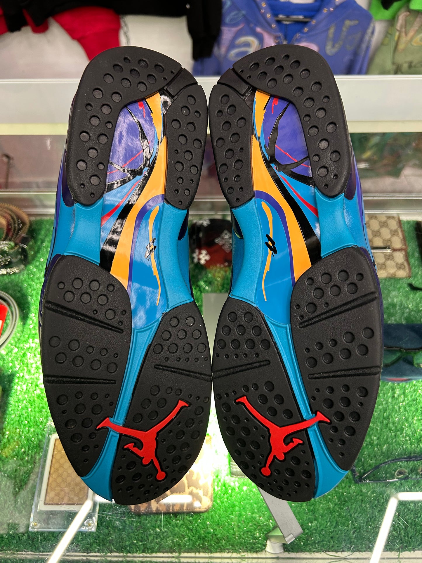 JORDAN 8 AQUA (PRE-OWNED W/ BOX)