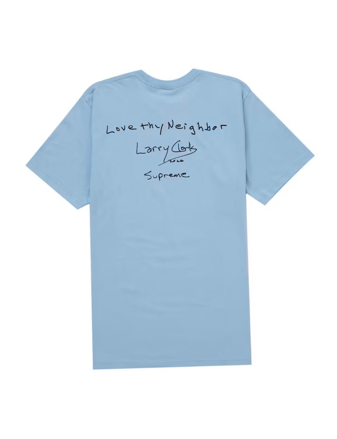 SUPREME LARRY CLARK NEIGHBOR TEE “BLUE”