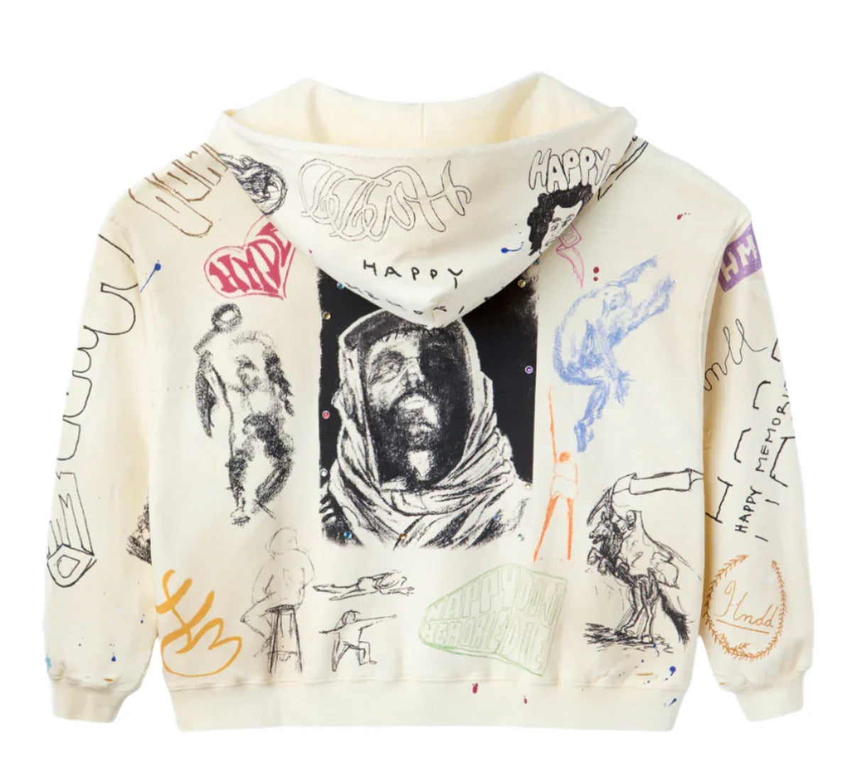 HAPPY MEMORIES DON’T DIE SKETCH HOODIE (BRAND NEW)