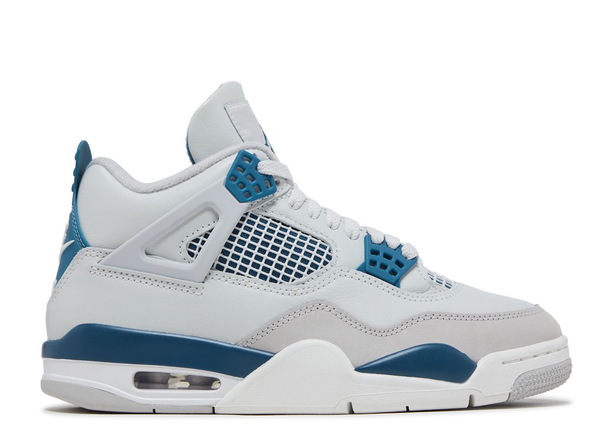 JORDAN 4 MILITARY BLUE (PRE OWNED W/ BOX)