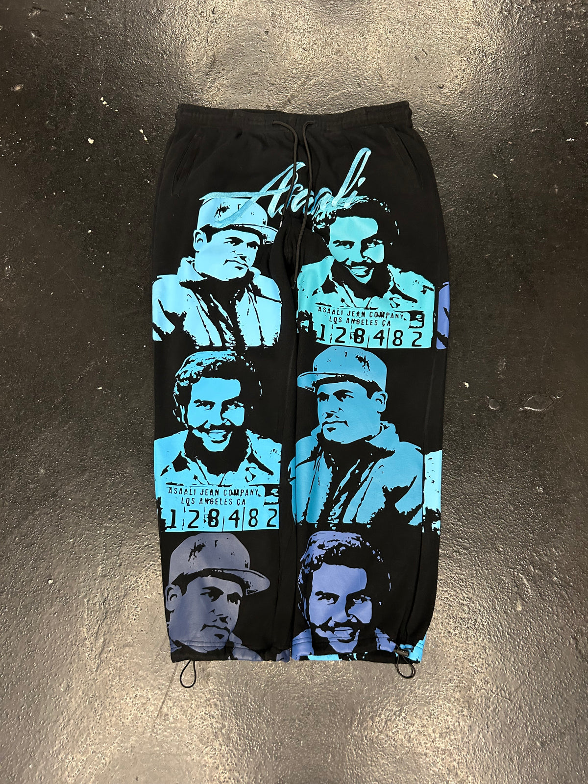 ASSALI BLUE PANTONE CARTEL SWEATPANTS (VNDS)
