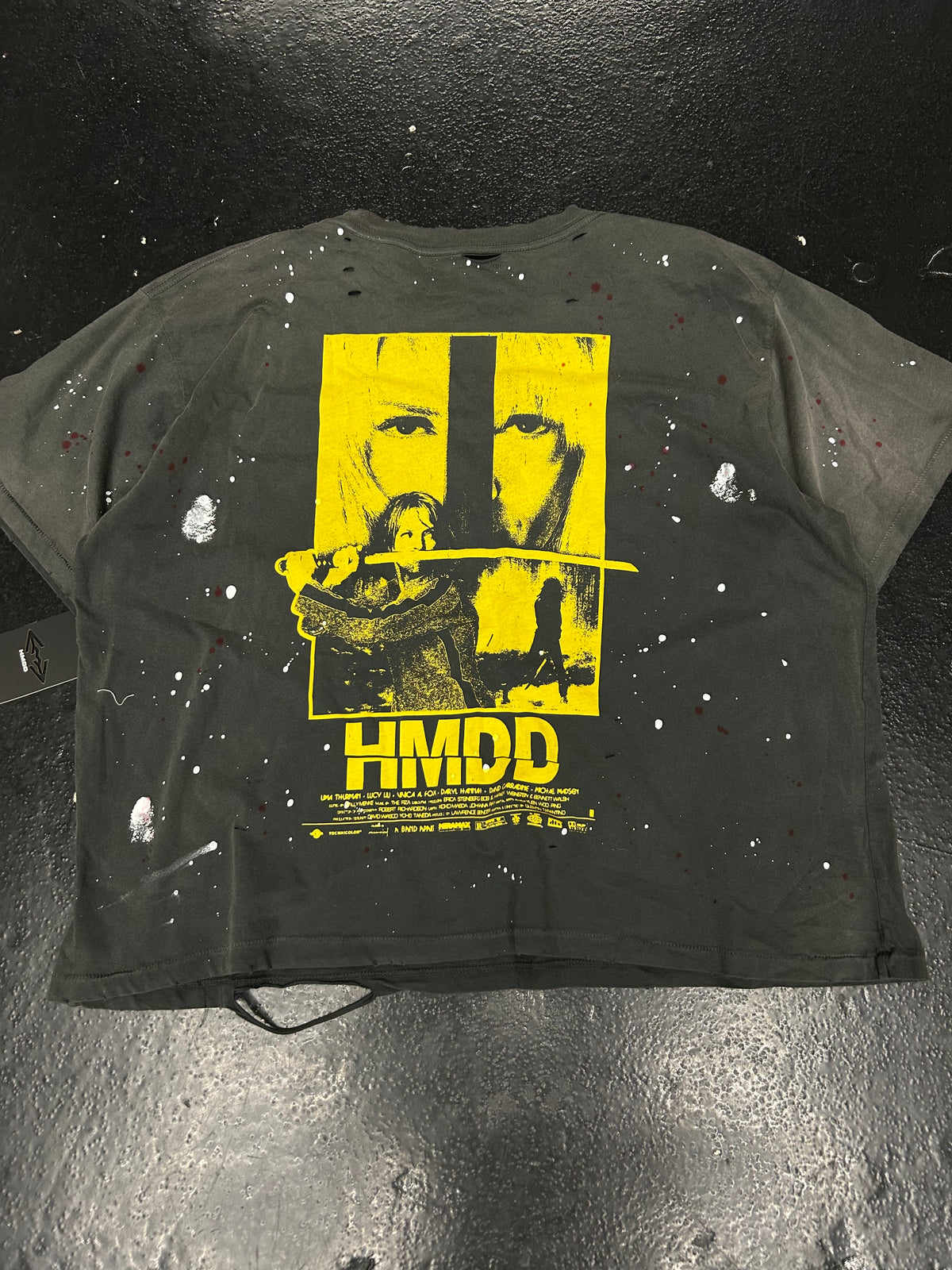 HMDD HAPPY MEMORIES KILL BILL SPLATTER TEE (BRAND NEW)