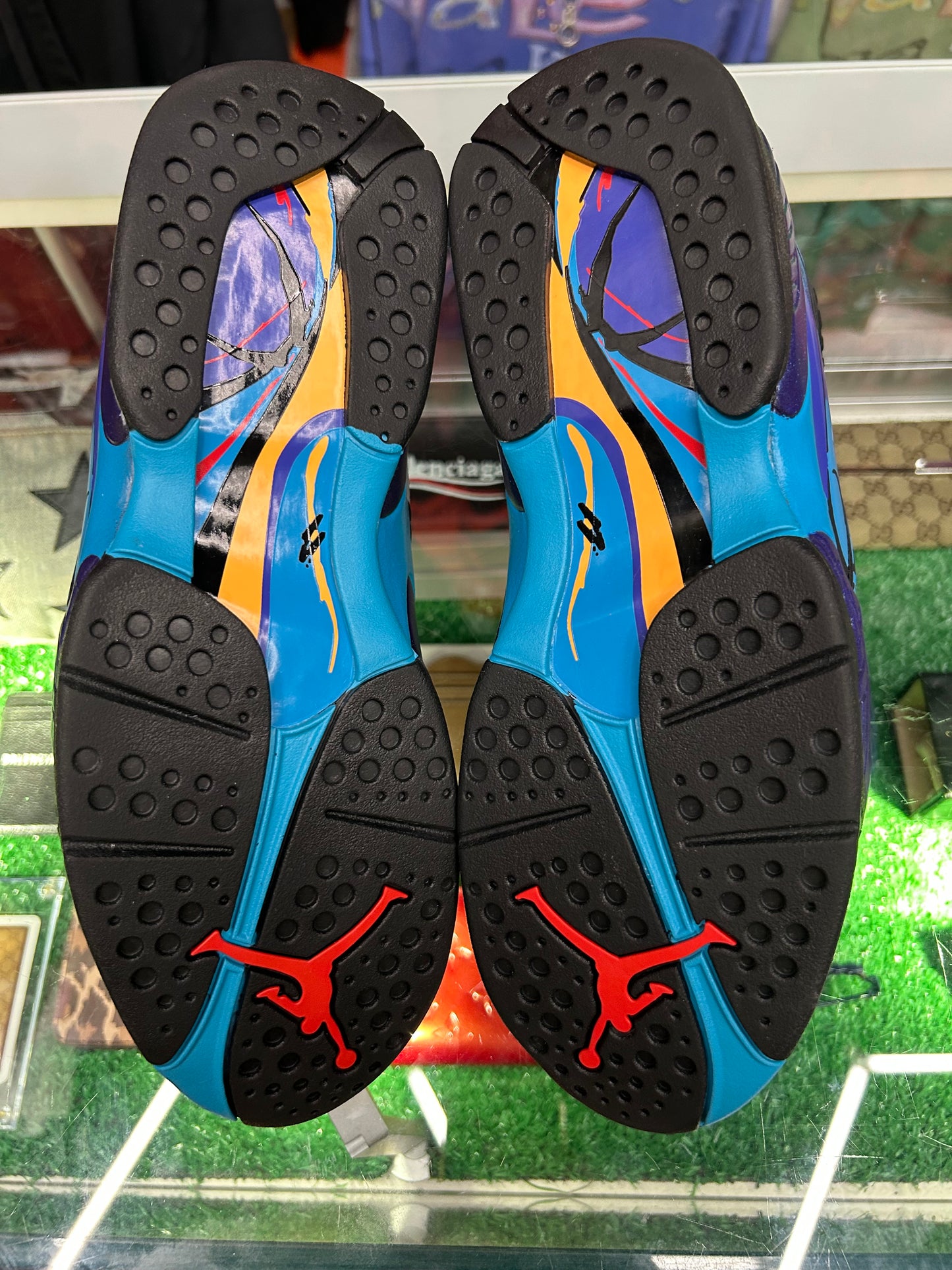 JORDAN 8 AQUA RETRO (PRE-OWNED W/ BOX)