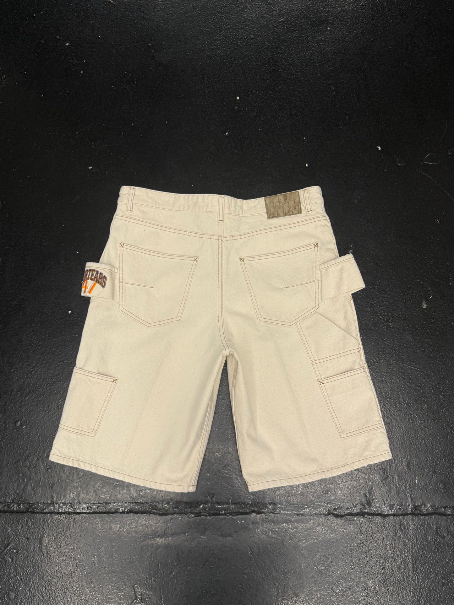 DIOR BERMUDA X DENIM TEARS CARPENTER SHORTS (PRE-OWNED)