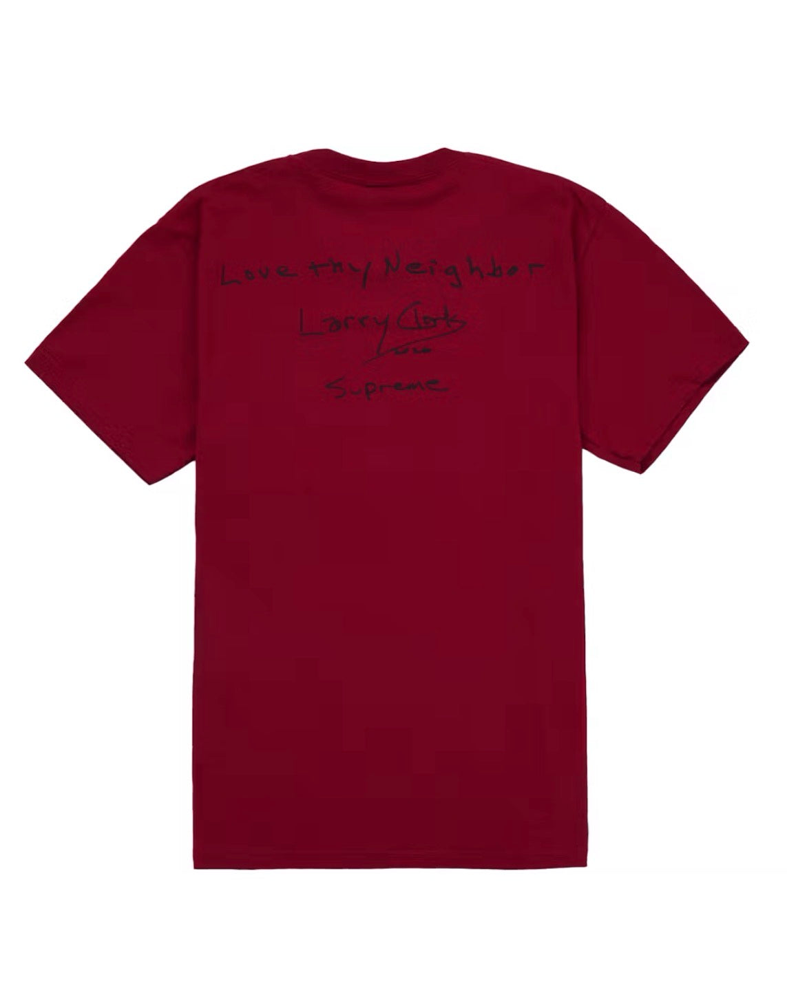 SUPREME LARRY CLARK NEIGHBOR TEE “RED”