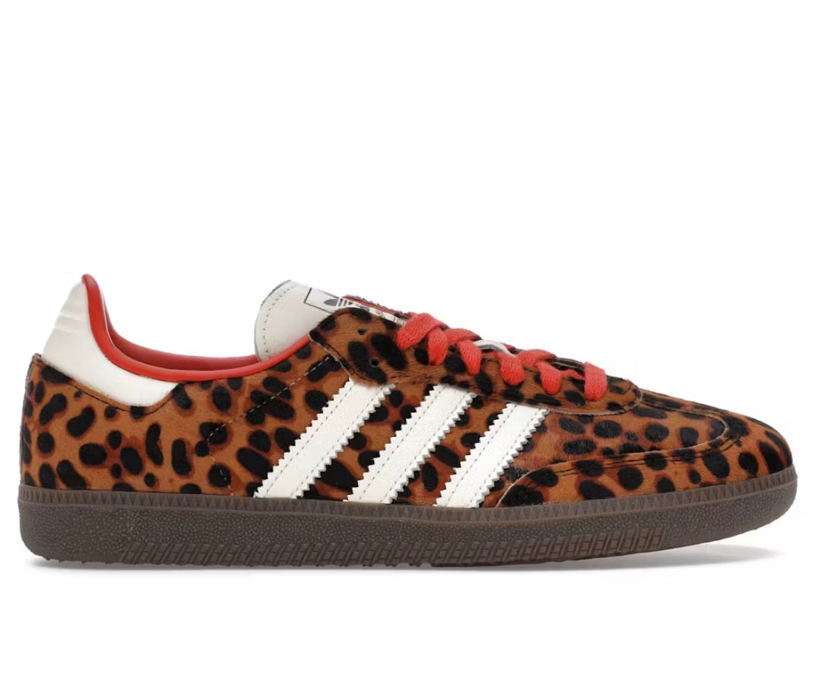 ADIDAS SAMBA PRE LOVED RED LEOPARD (BRAND NEW)