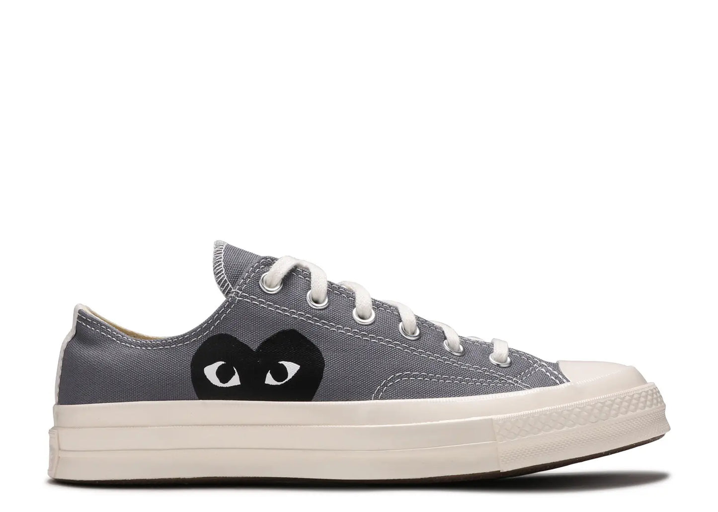 CDG COMME DES GARCON GREY LOW (PRE-OWNED NO BOX)