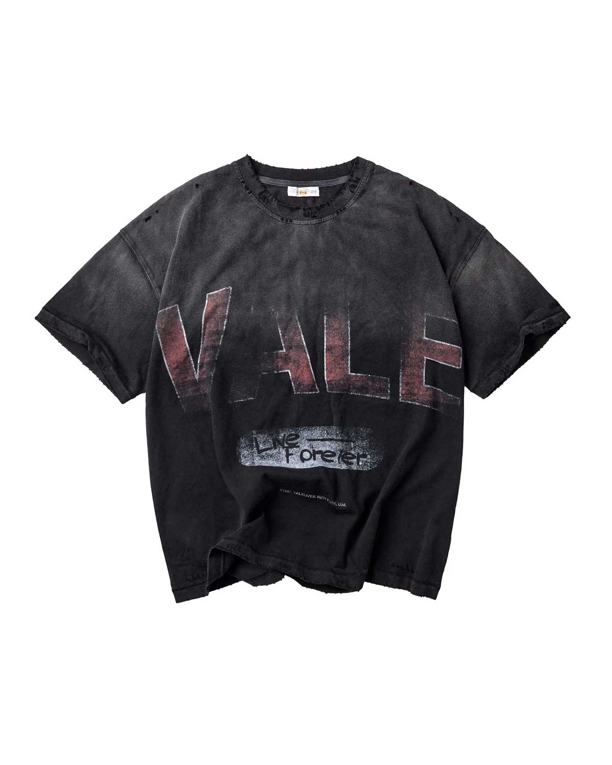 VALE FOREVER DA RULER BLACK TEE (BRAND NEW)