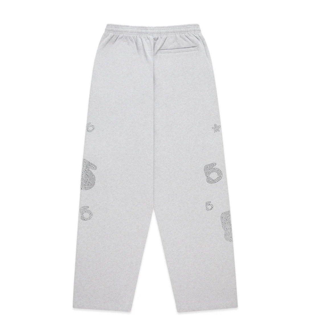 SP5DER RHINESTONE BELUGA V2 WIDE LEG SWEATPANTS (BRAND NEW)