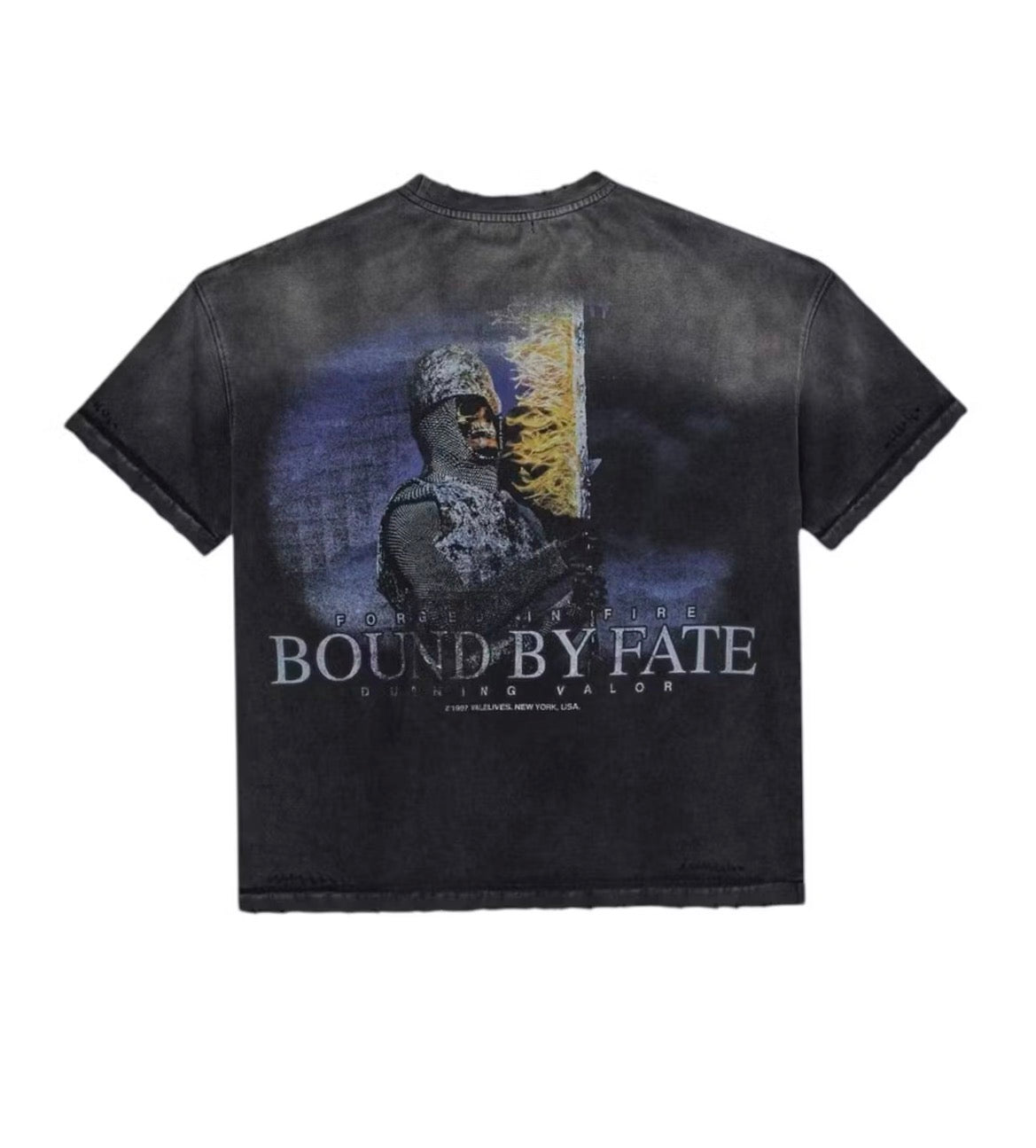 VALE FOREVER VALLEY DREAMS LANCELOT BLACK TEE (BRAND NEW)
