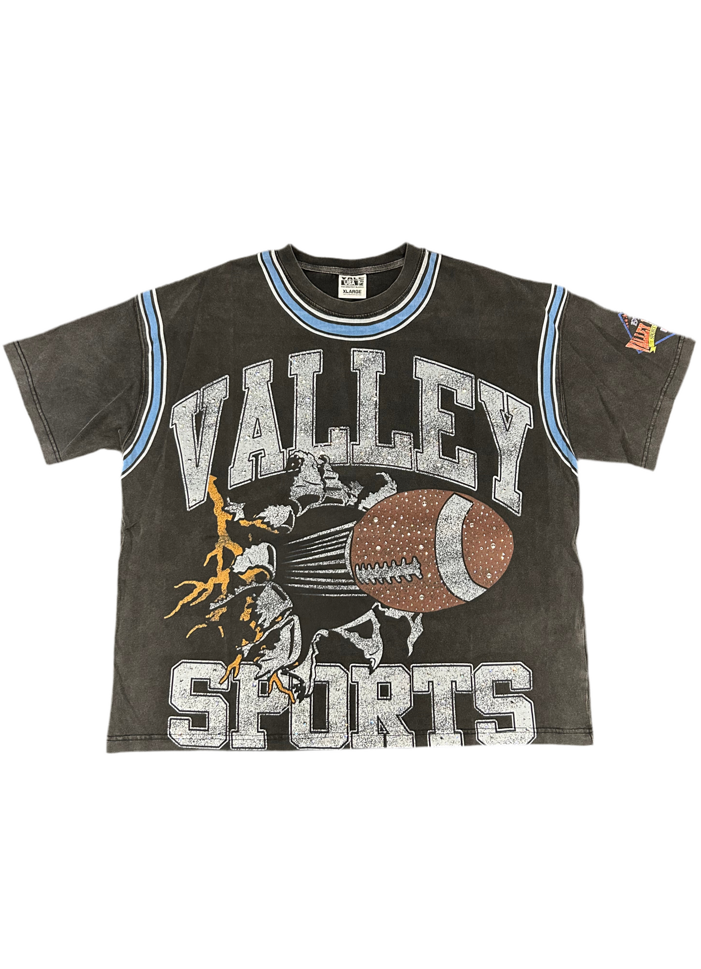 VALE BLACK BLING TEE (BRAND NEW)