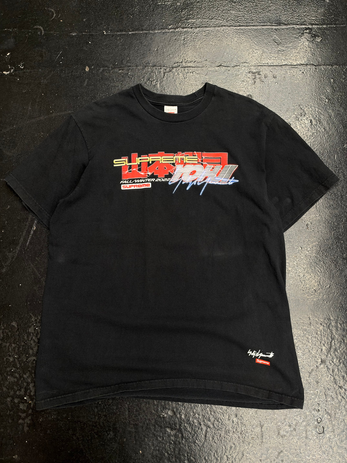 SUPREME YOHJI YAMAMOTO TEKKEN TEE “BLACK” (PRE-OWNED)