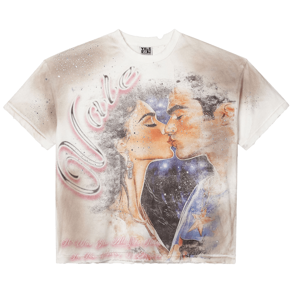 VALE FOREVER FATED YOURS BLING TEE WHITE (VNDS)