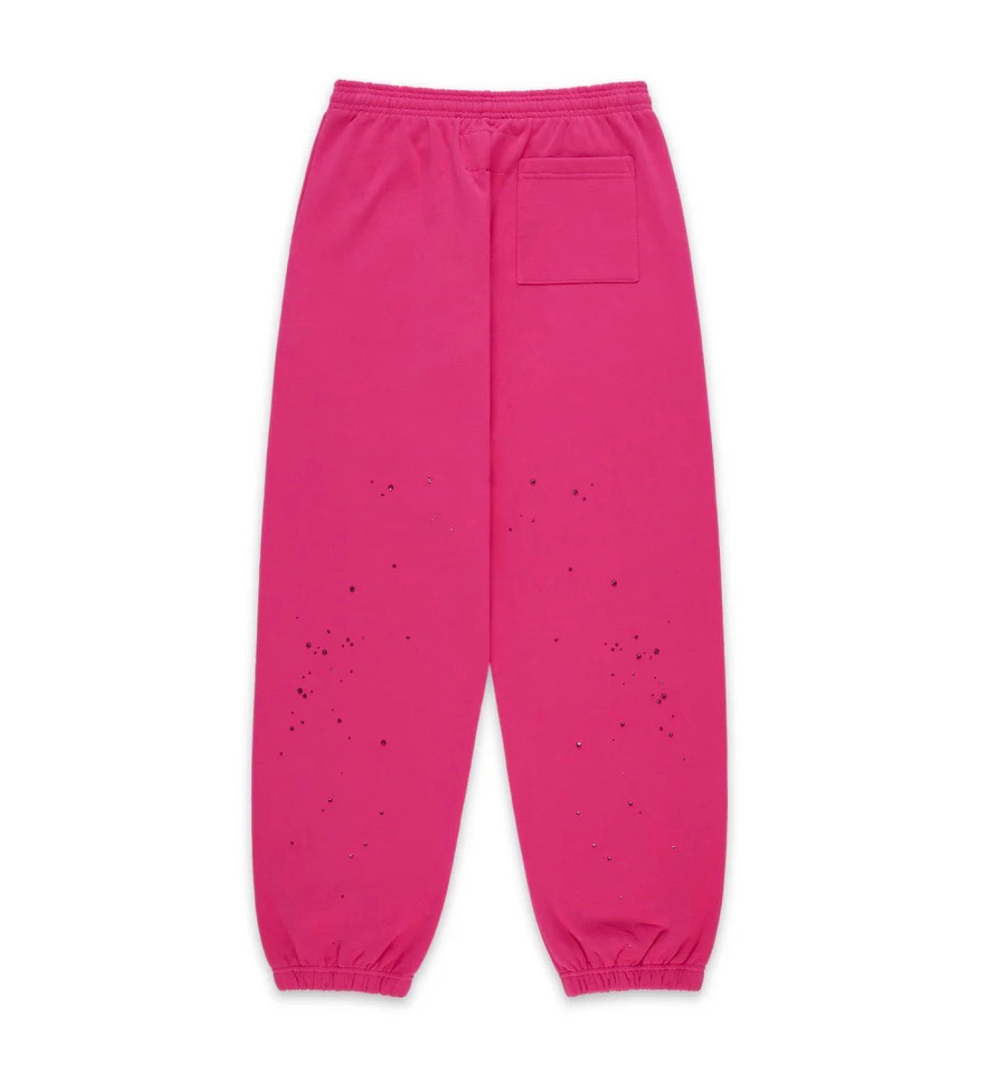 SP5DER RHINESTONE SILK SWEATPANTS (BRAND NEW)