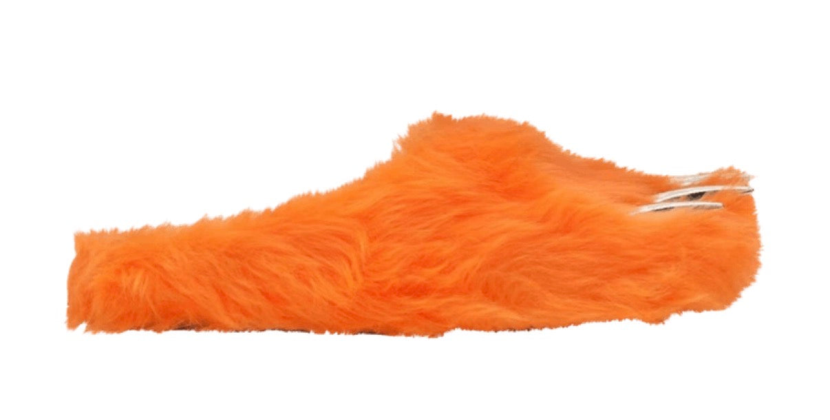 BRAVEST STUDIOS GLORANGE BEAR CLAW MULES (BRAND NEW)