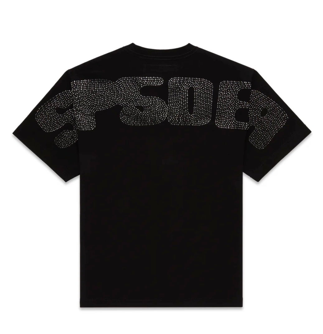 SP5DER RHINESTONE SILK TEE (BRAND NEW)