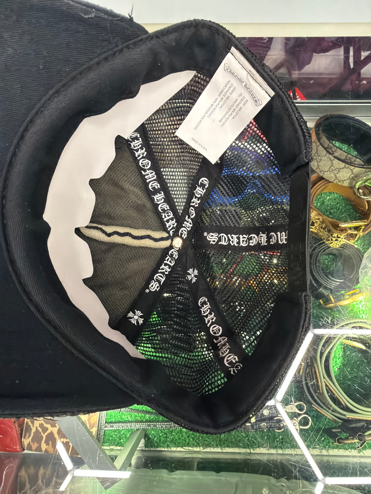CHROME HEARTS F**K HOLLYWOOD USA TUCKER HAT (PRE-OWNED)