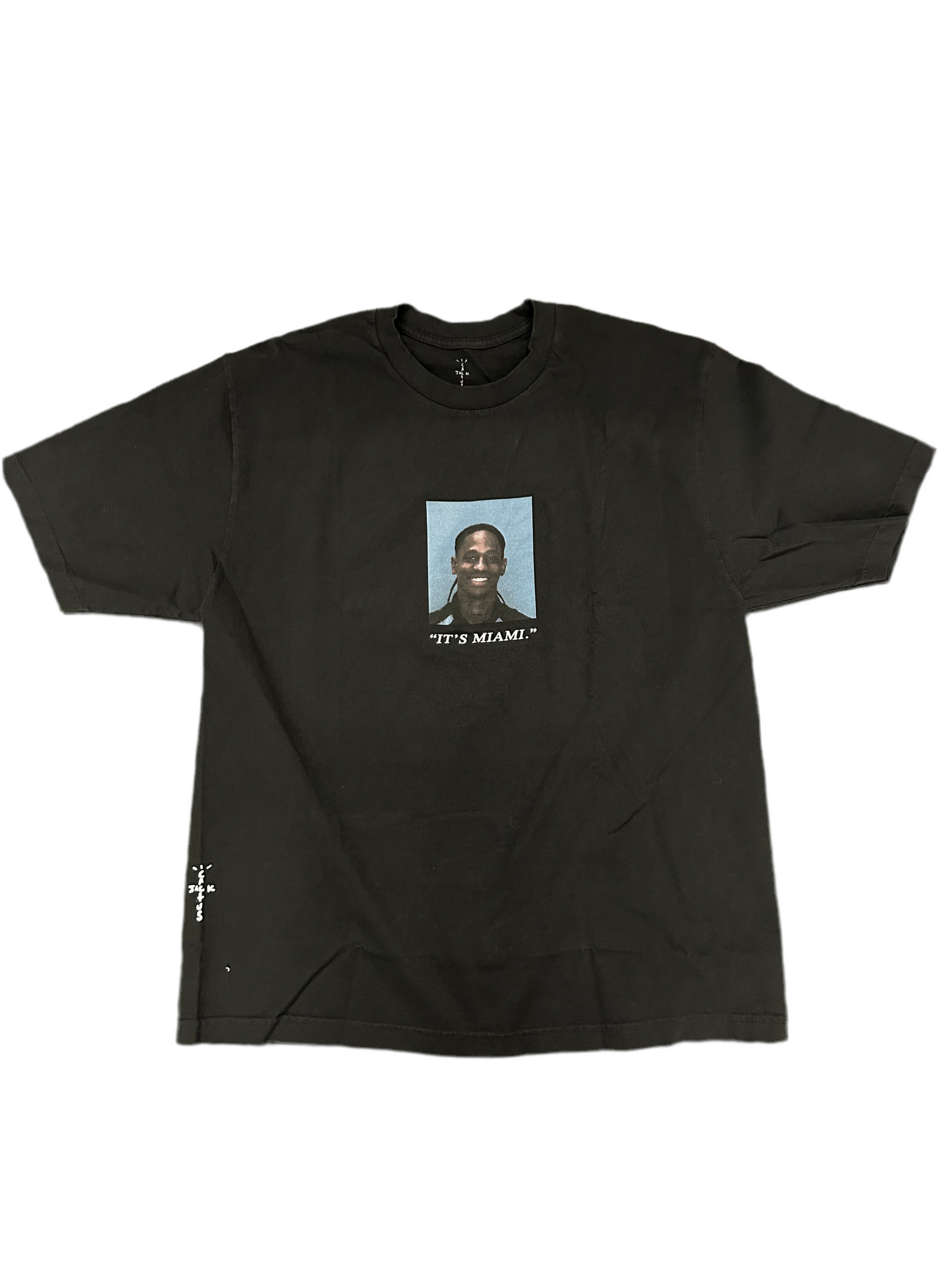 CACTUS JACK TRAVIS SCOTT ITS MIAMI BLACK TEE (BRAND NEW)