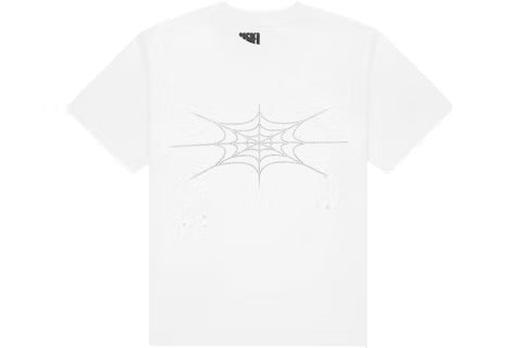 SP5DER RHINESTONE SILK WHITE TEE (BRAND NEW)