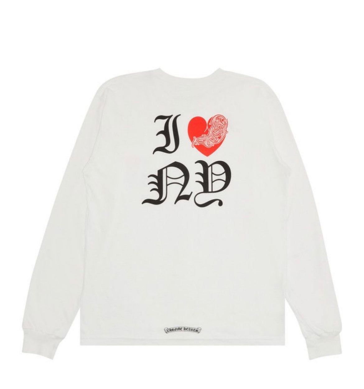CHROME HEARTS “I LOVE NY” WHITE LONGSLEEVE (BRAND NEW)