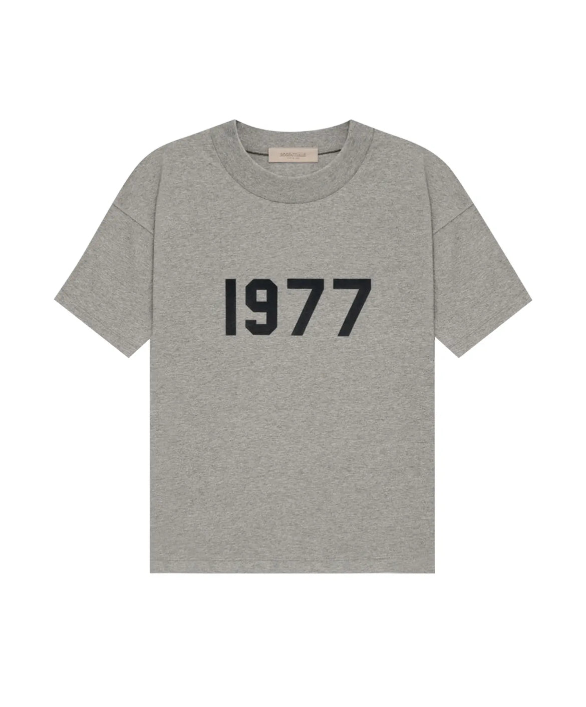 ESSENTIALS 1977 LOGO HEATHER GREY TEE (BRAND NEW)