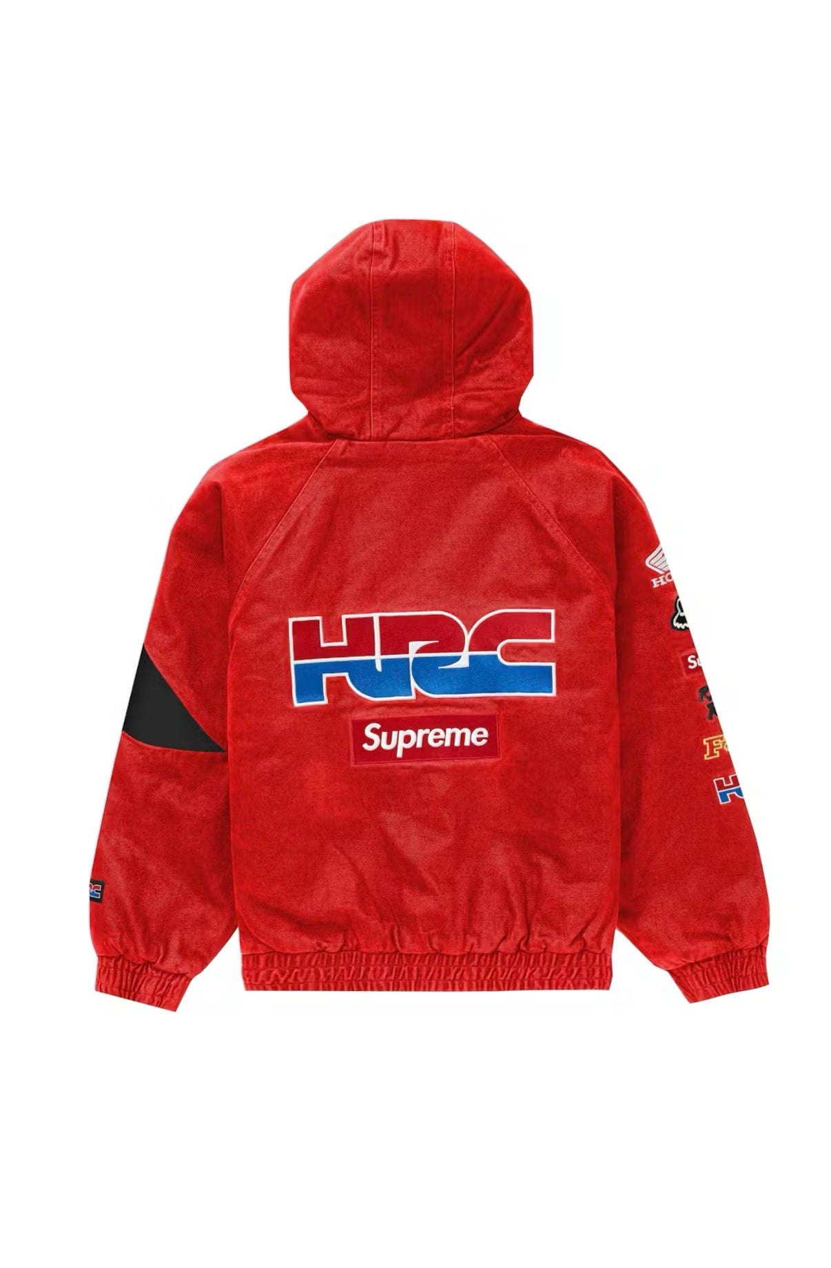 SUPREME HONDA X FOX RACING PUFFY ZIP UP JACKET (BRAND NEW)