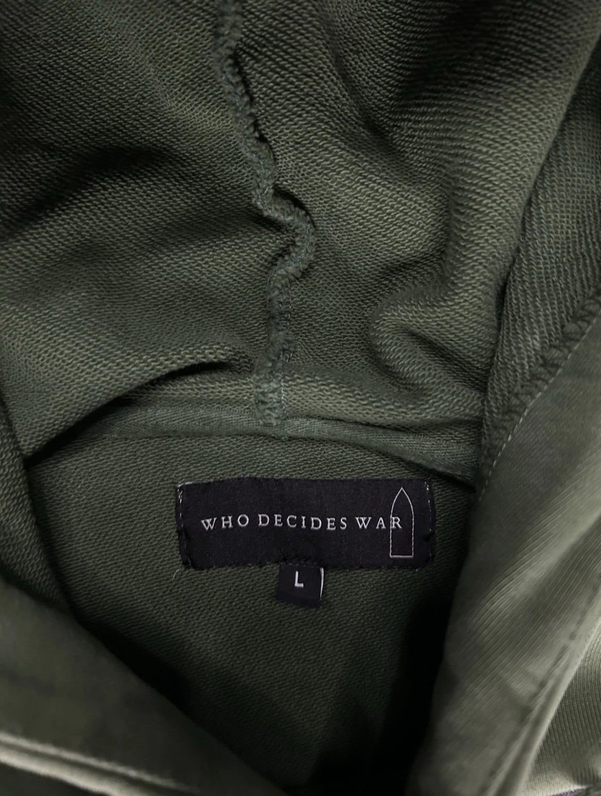 WHO DECIDES WAR STAINED GLASS HOODIE (PRE OWNED)