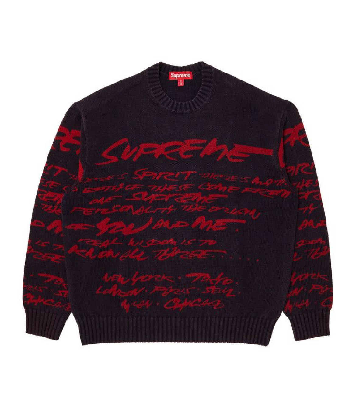 SUPREME FUTURA SWEATER MAROON (BRAND NEW)