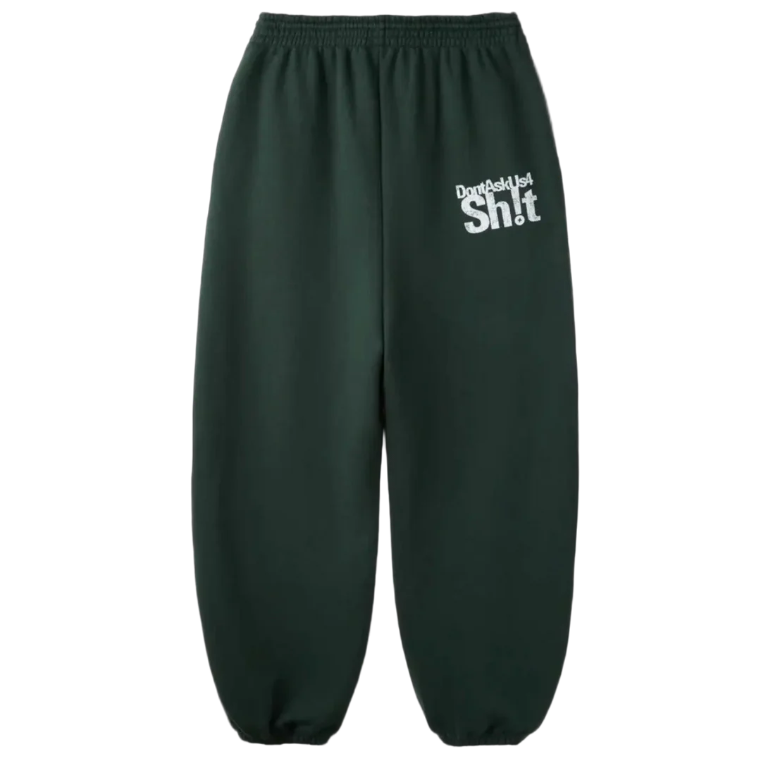 GOLD+VINTAGE GALLERY RASPBERRY HILLS X GREEDY UNIT GREEN GARBAGE SWEATPANTS (BRAND NEW)