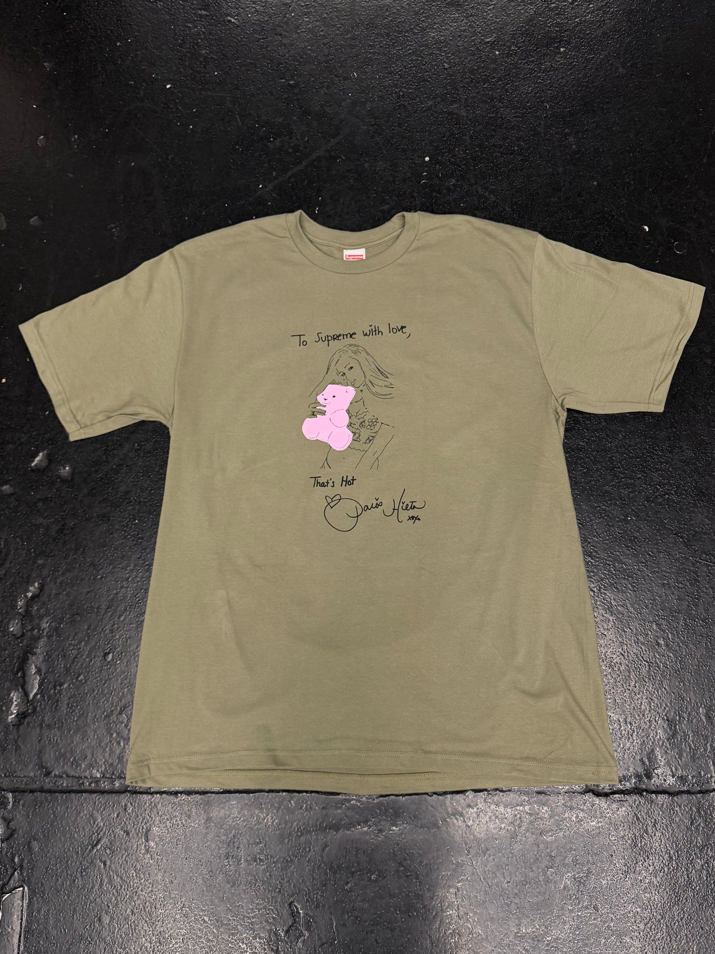 SUPREME GREEN PARIS TEE (BRAND NEW)