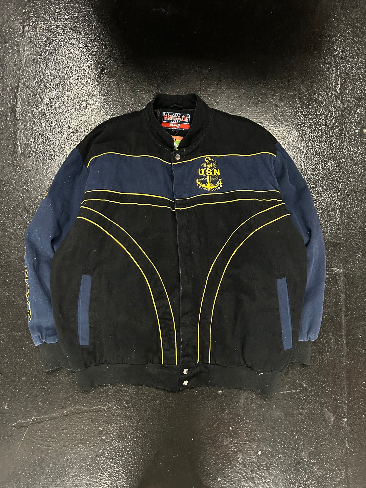 NASCAR USA NAVY JACKET (PRE OWNED)