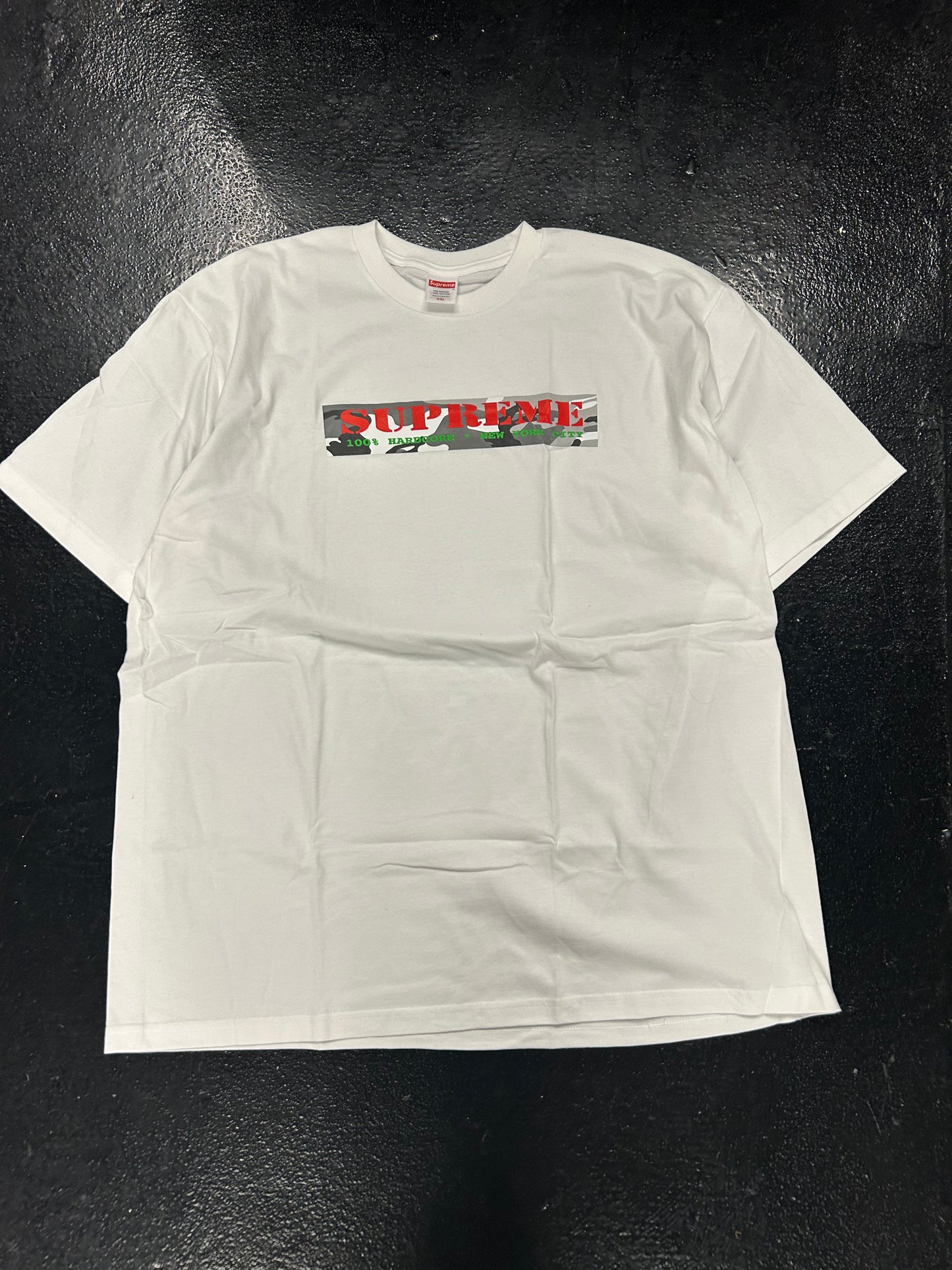 SUPREME HARDCORE WHITE TEE (BRAND NEW)