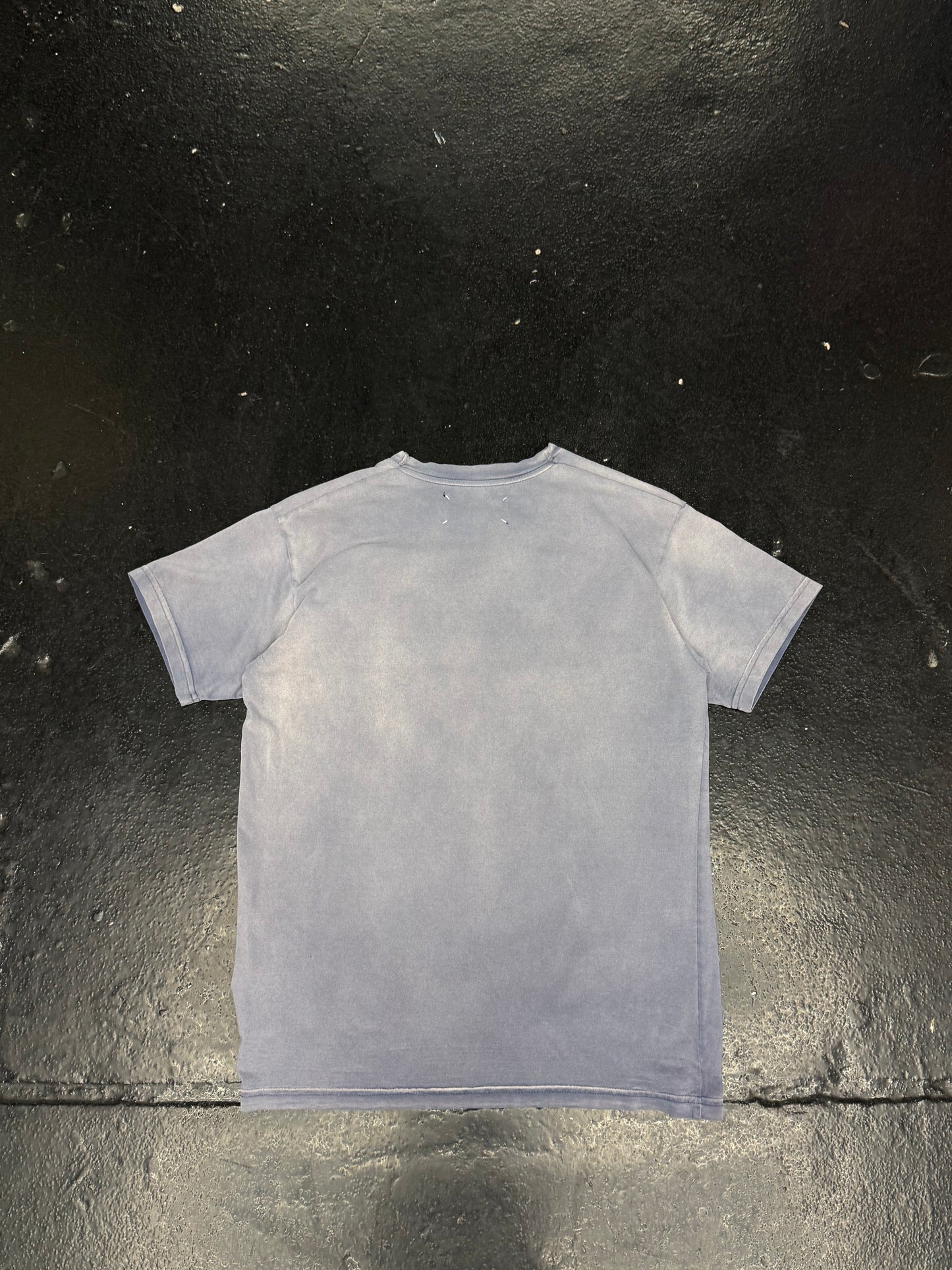 MAISON MARGIELA OVERDYE TREATMENT LOGO TEE (PRE-OWNED)