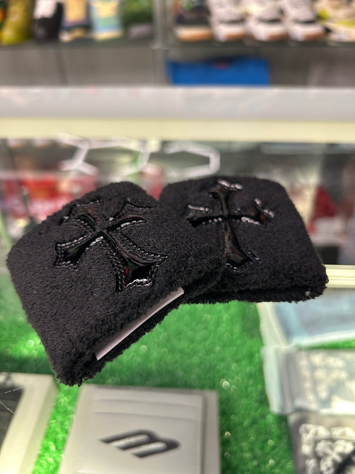 CHROME HEARTS BLACK SWEATBANDS (BRAND NEW)