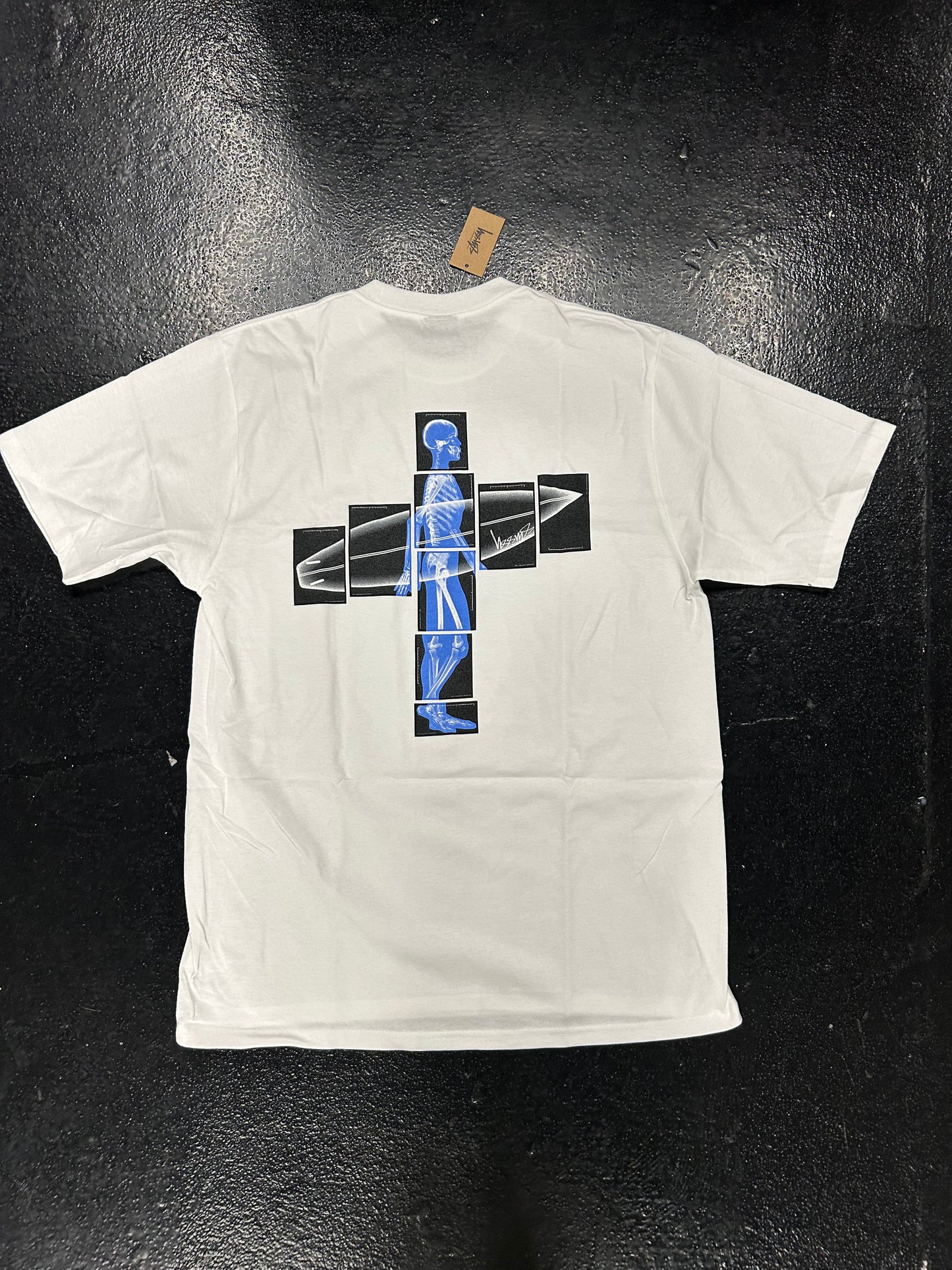 STUSSY XRAY SURFWEAR WHITE TEE (BRAND NEW)