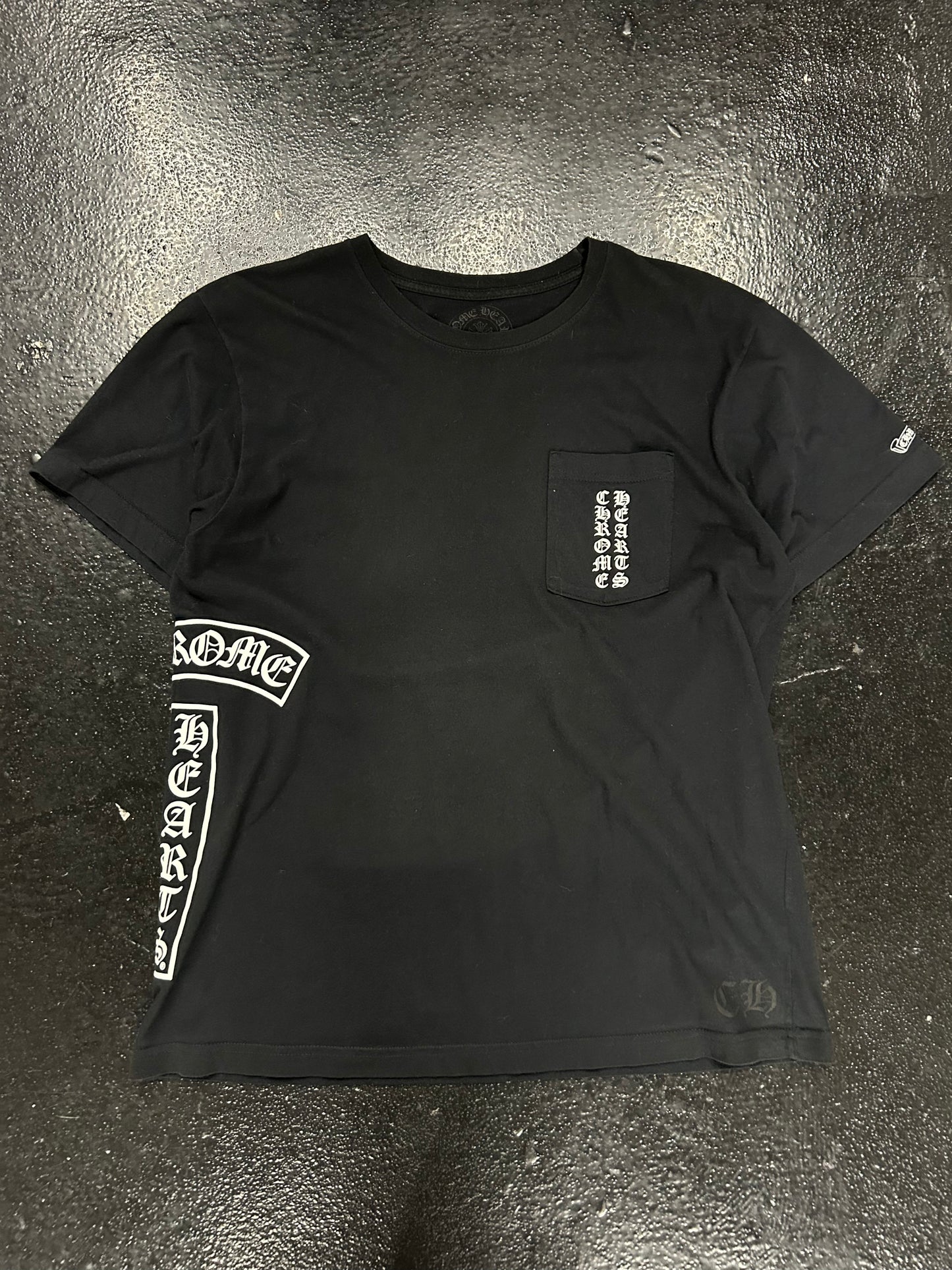 CHROME HEARTS TBAR BLACK TEE (PRE-OWNED)