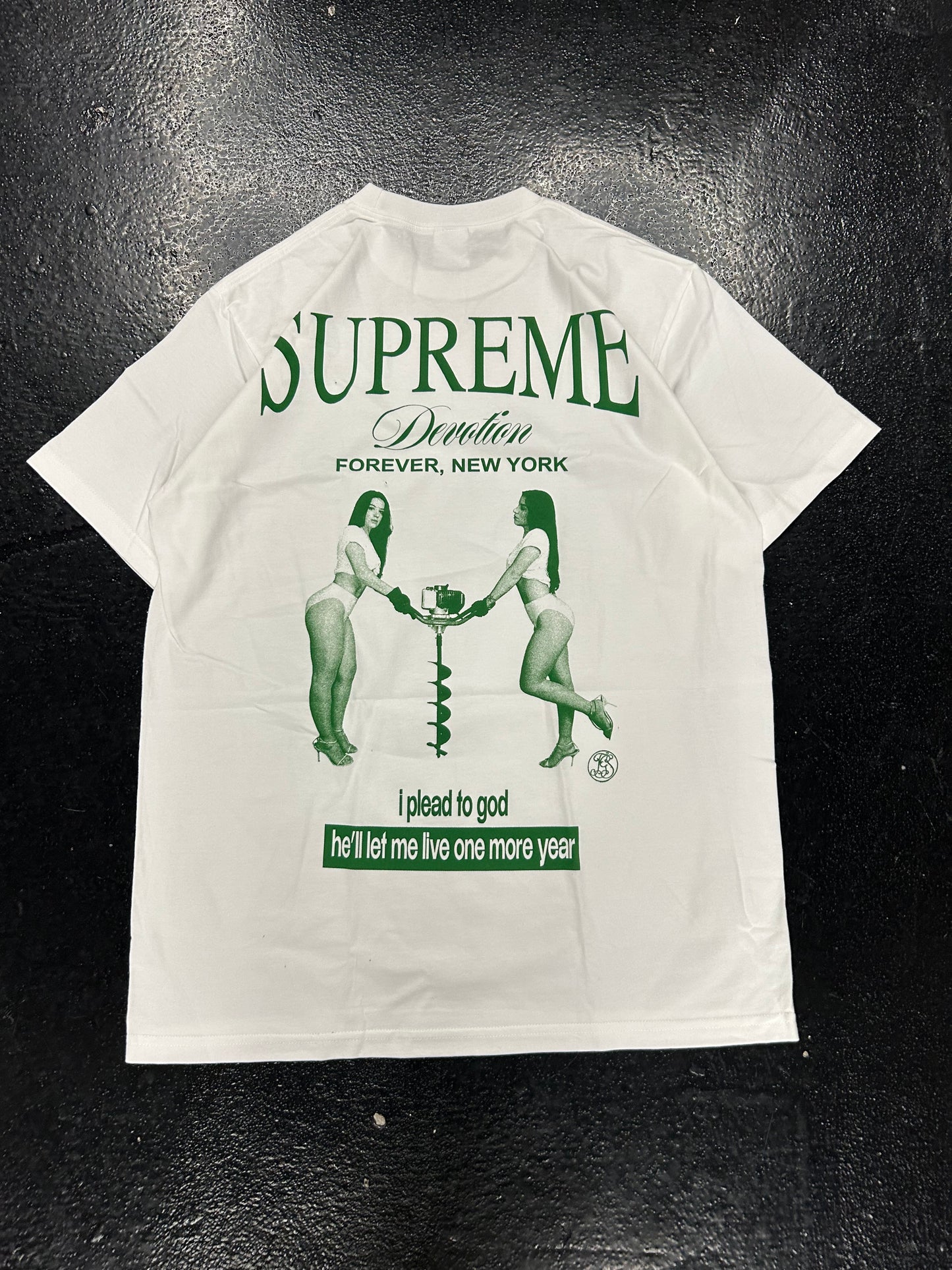 SUPREME DEVOTION WHITE TEE (BRAND NEW)