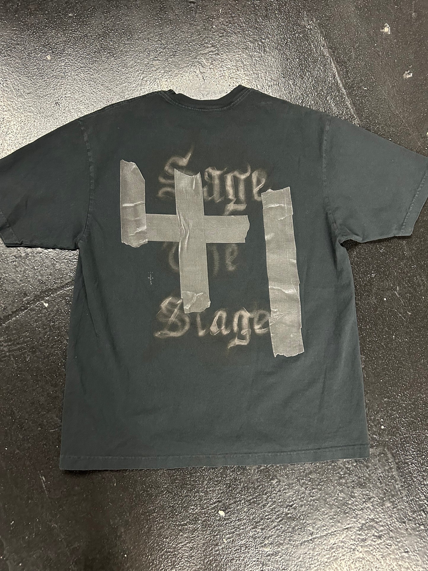 CACTUS JACK X WWE WRESTLE MANIA BLACK TEE (BRAND NEW)
