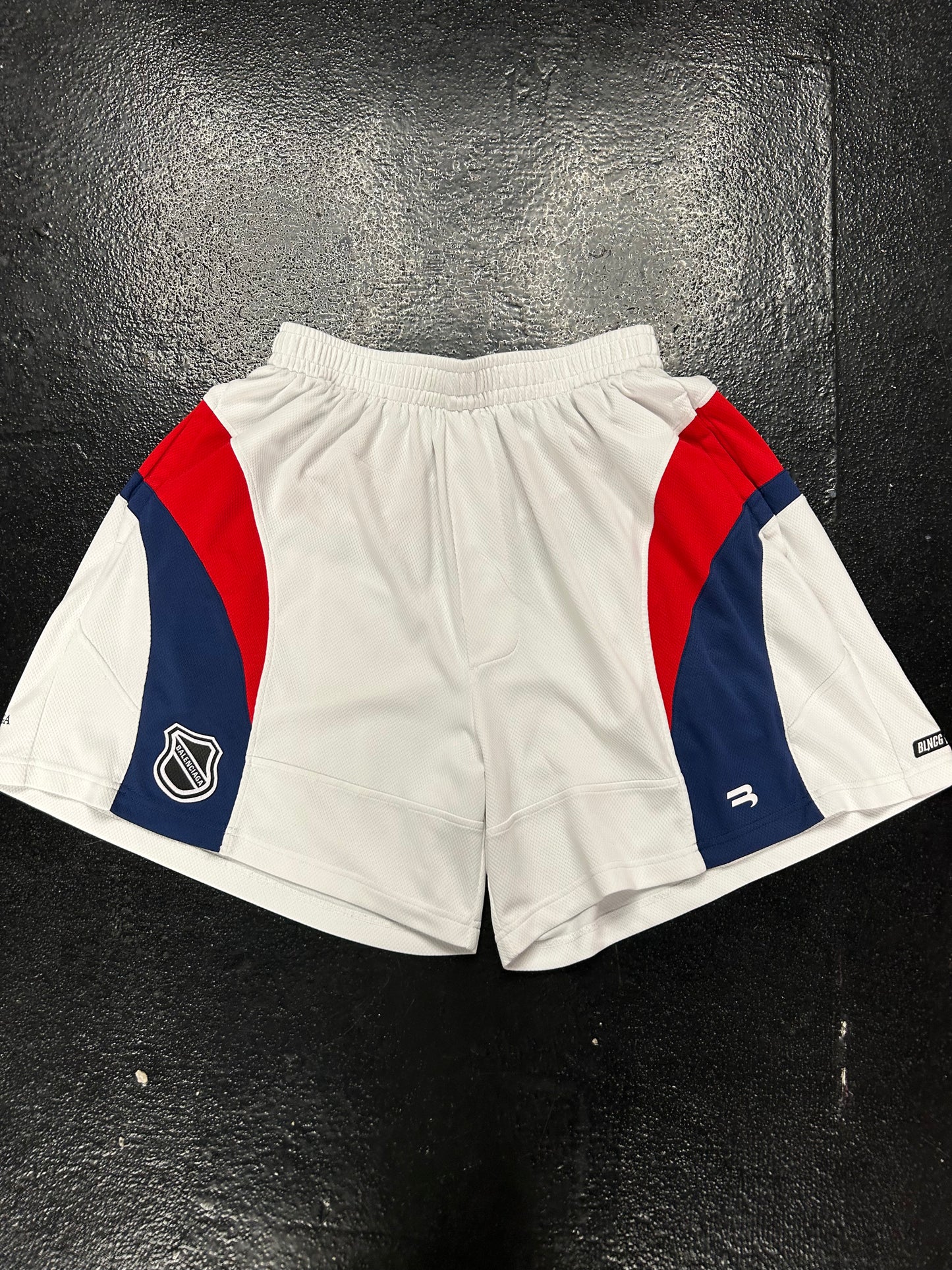 BALENCIAGA MESH IVE HOCKEY SHORTS (PRE OWNED)