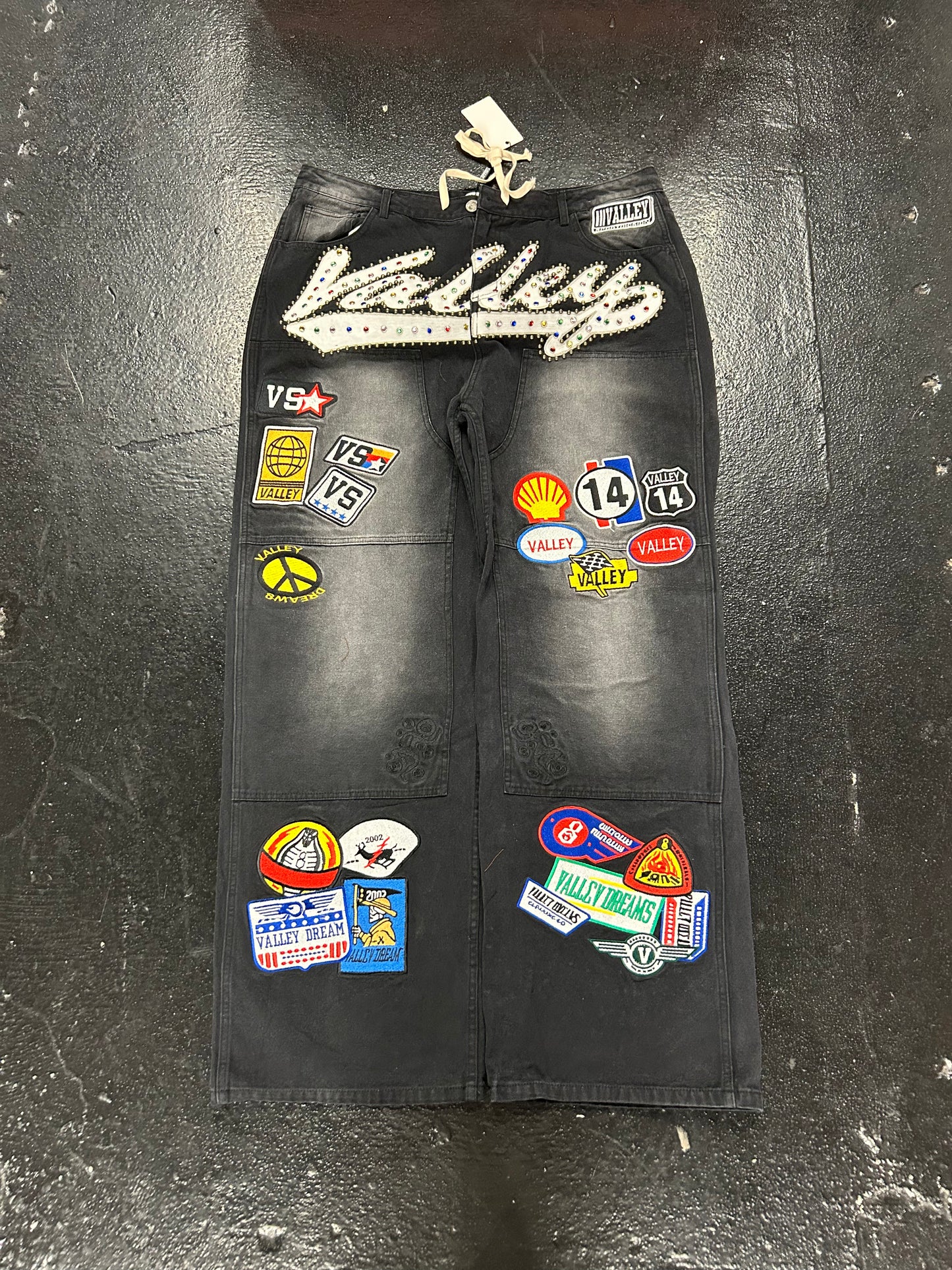 VALE VALLEY SPORTS BLACK PATCHED DOUBLEKNEES (BRAND NEW)