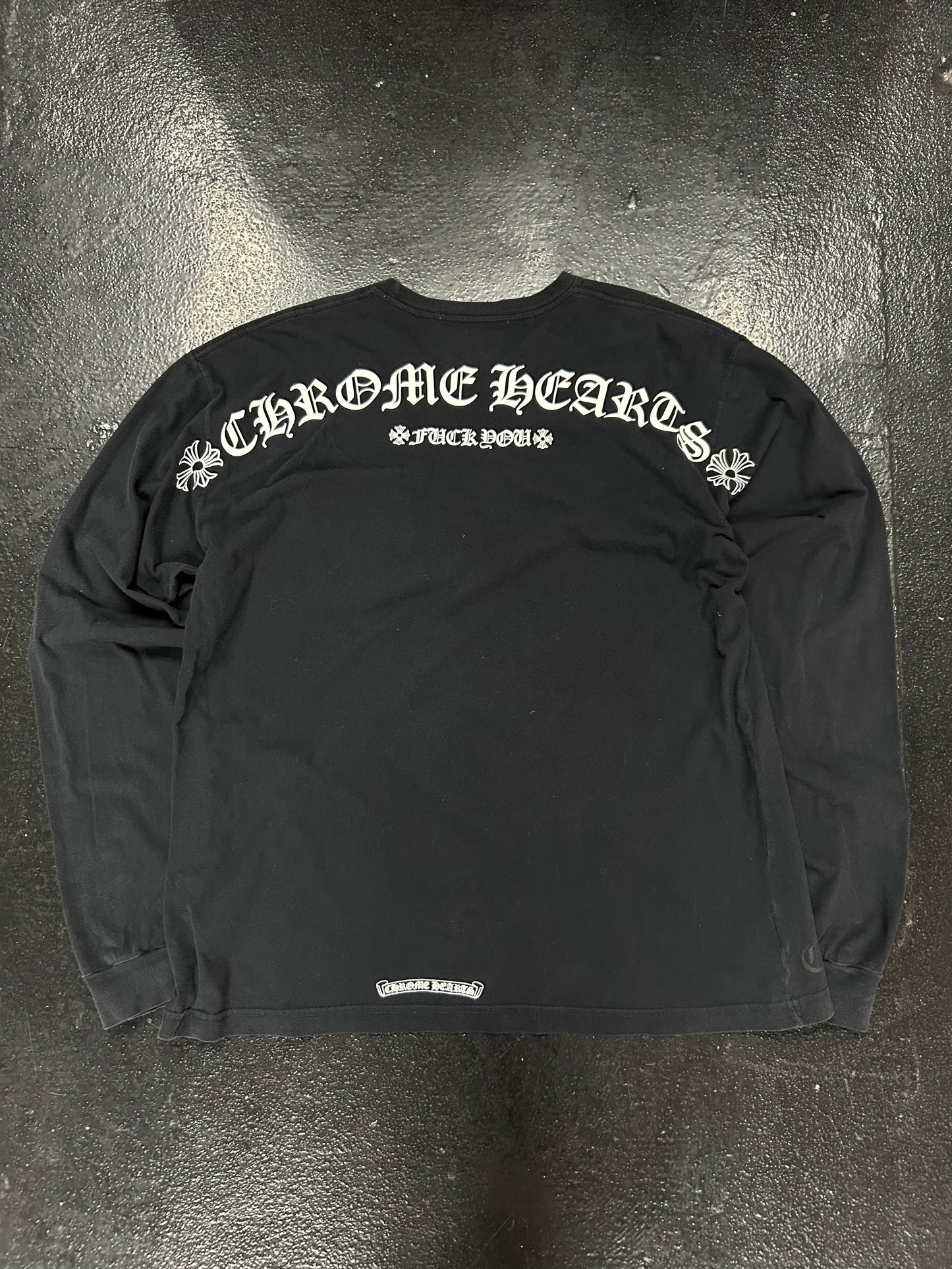CHROME HEARTS BLACK FUCK YOU LONGSLEEVE (PRE-OWNED)