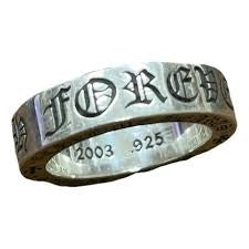 CHROME HEARTS SILVER FOREVER RING (PRE-OWNED)