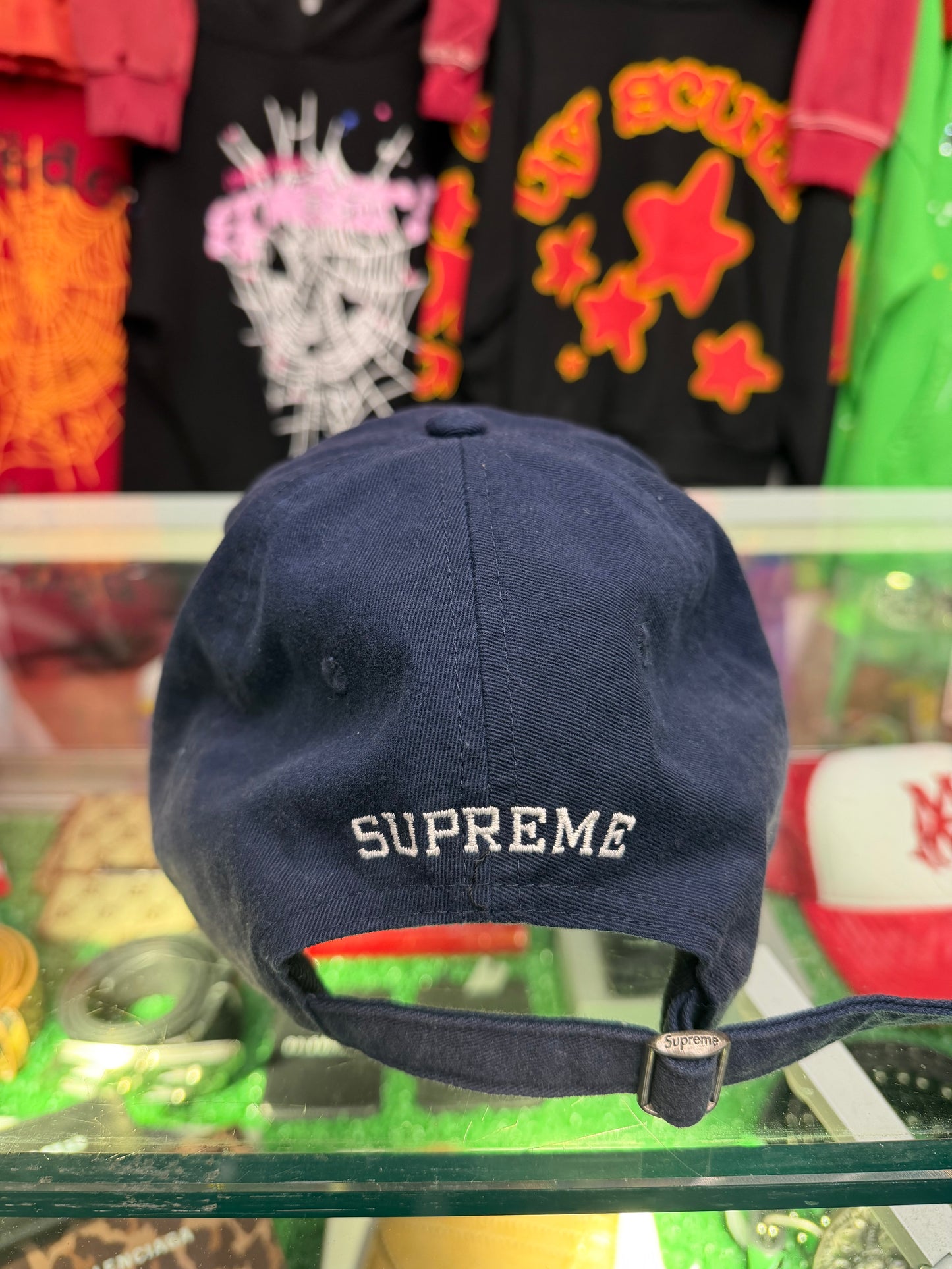 SUPREME LEATHER APPLIQUÉ HAT (PRE-OWNED)