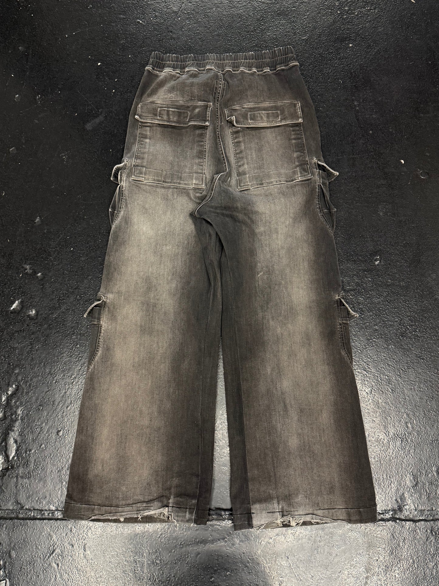 RICK OWENS DRKSHDW DOUBLE CARGO JUMBO BELLA PANTS (PRE-OWNED)