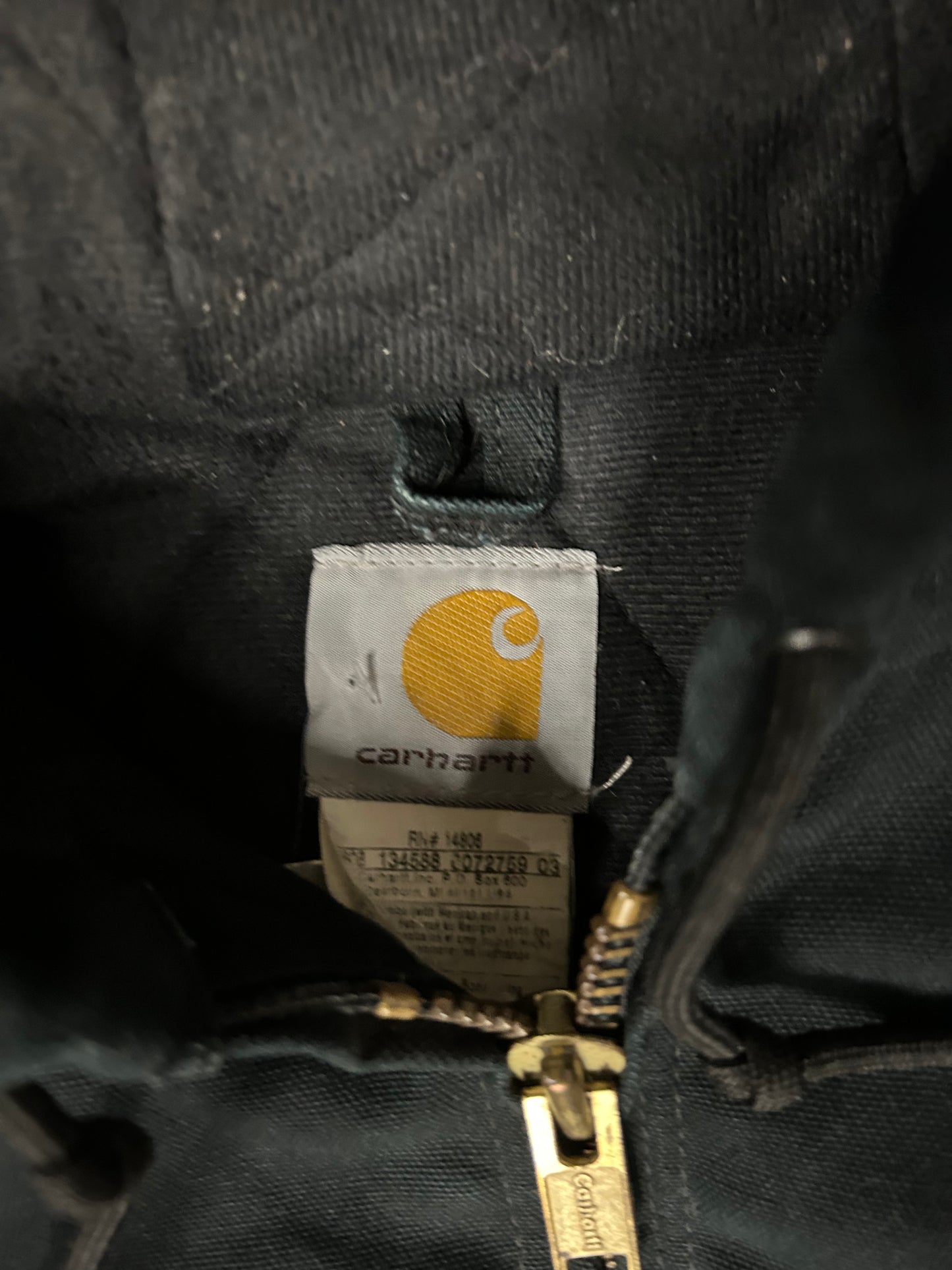 CARHARTT VINTAGE BLACK JACKET (PRE-OWNED)