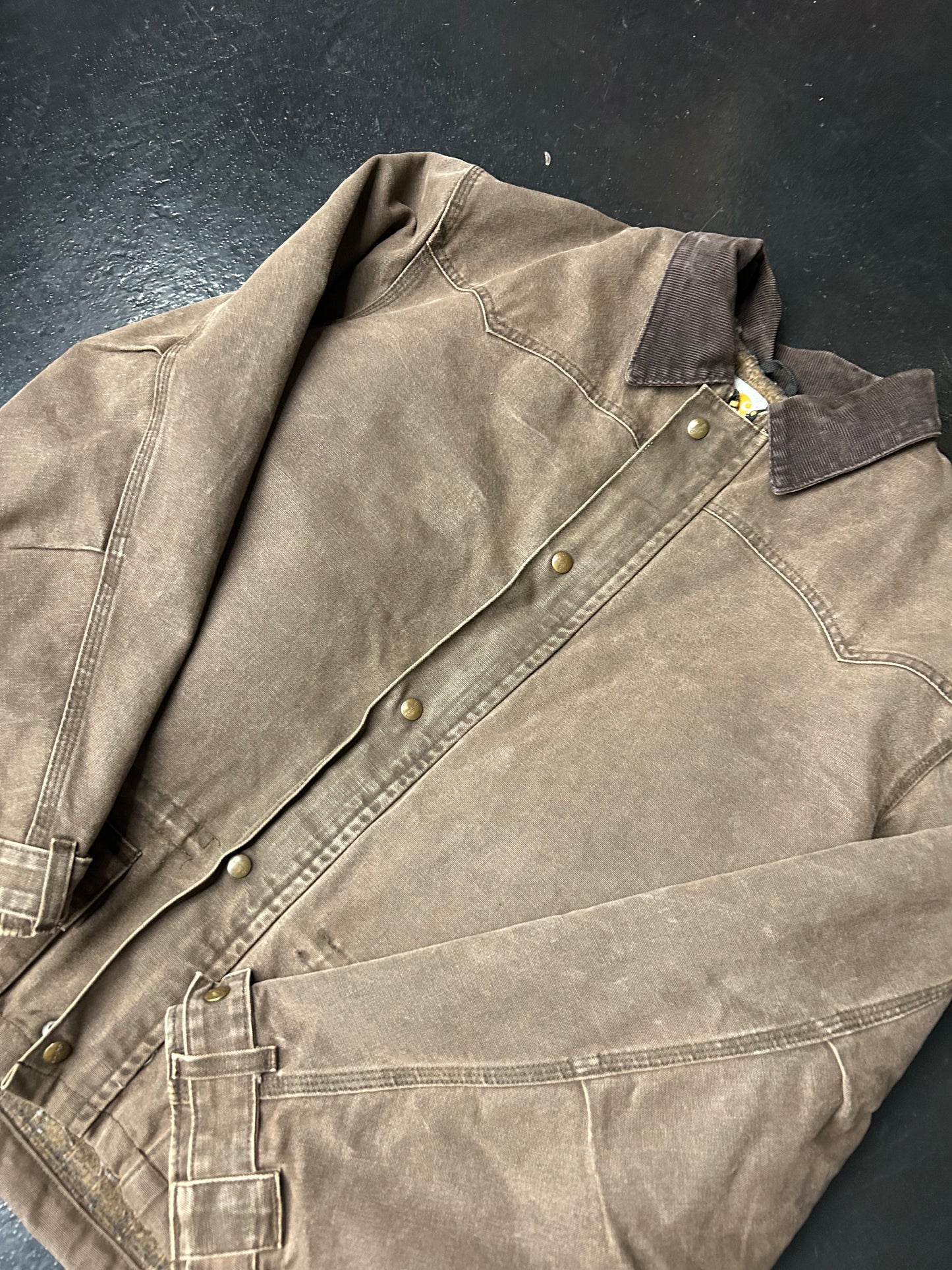 CARHARTT VINTAGE BROWN BARN JACKET (PRE-OWNED)