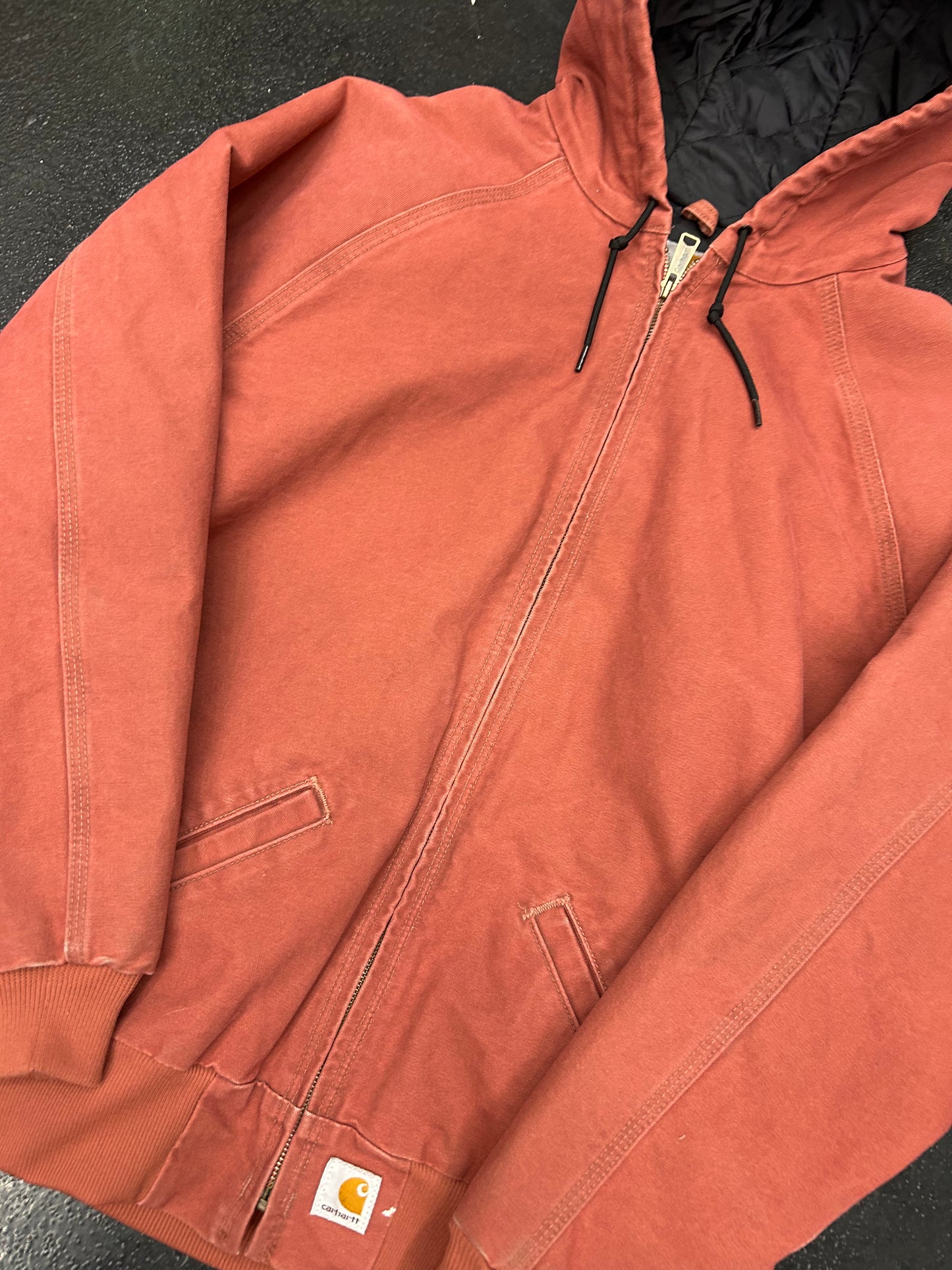 CARHARTT VINTAGE RED HOODED JACKET (PRE-OWNED)