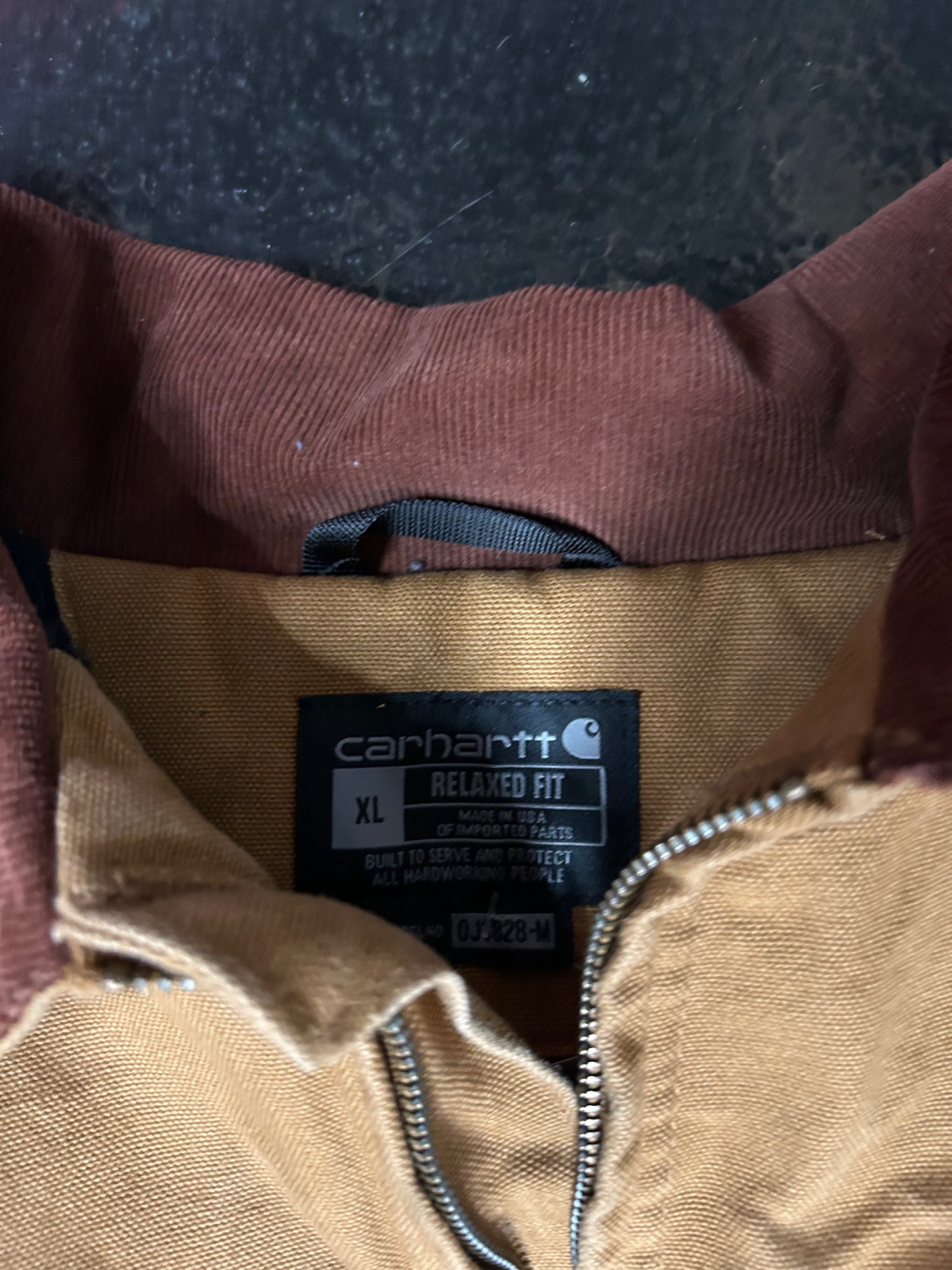 CARHARTT MODERN TAN DETROIT JACKET (PRE-OWNED)